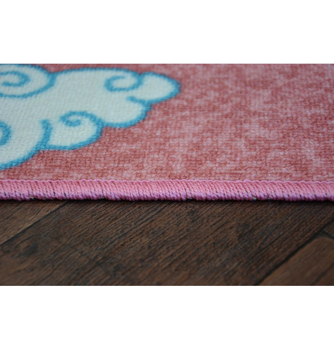 Metrážový koberec UNICORN růžový Jednorožec