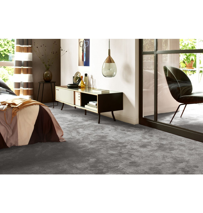 Metrážny koberec YARA sivý