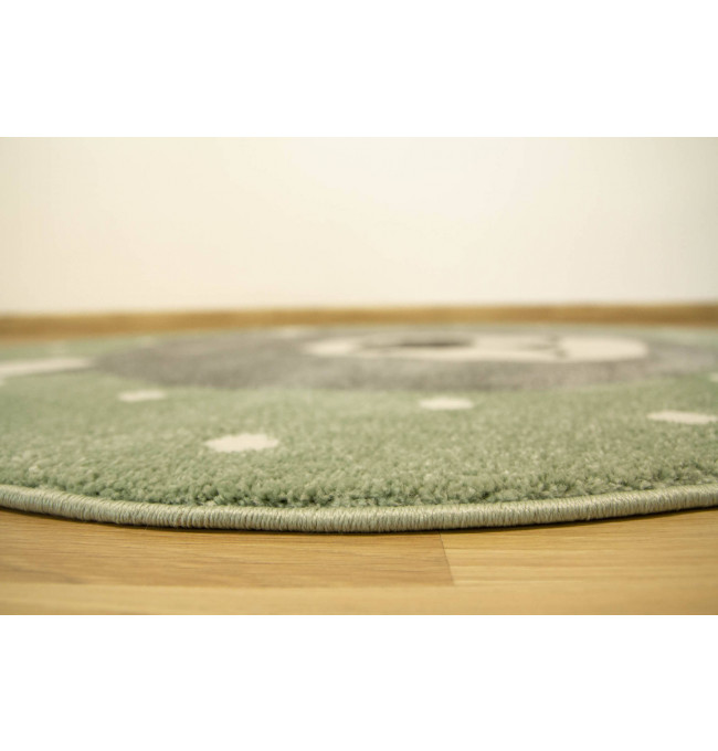Dětský koberec E178A zelený / šedý 