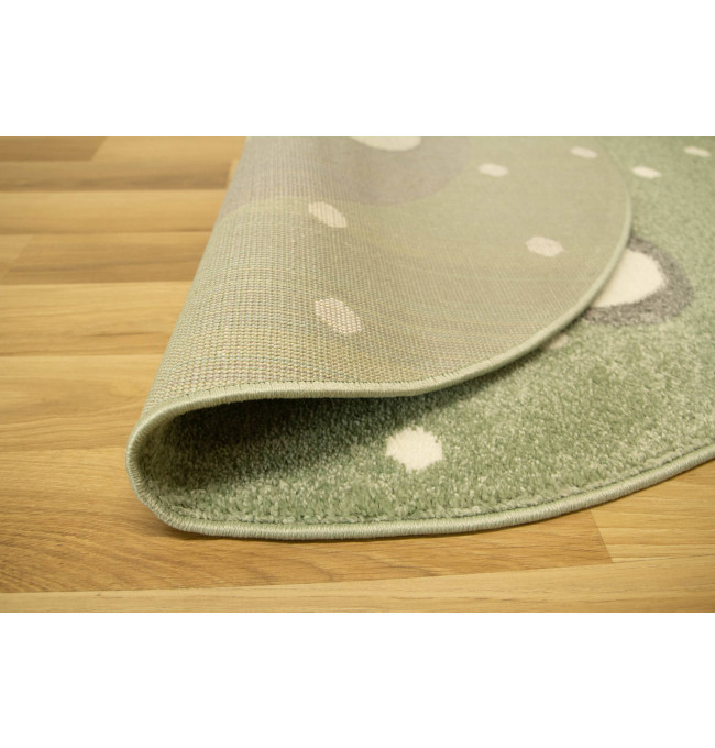 Dětský koberec E178A zelený / šedý 