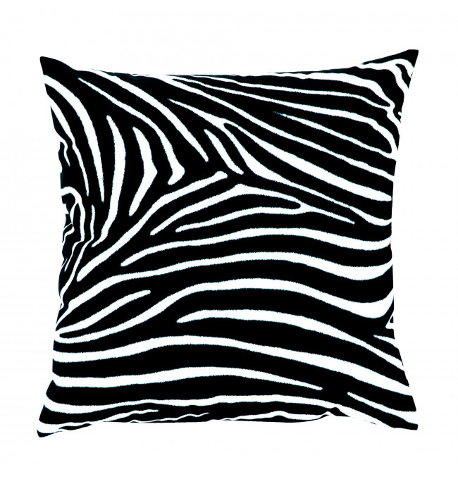 Čtvercový polštář Zebra