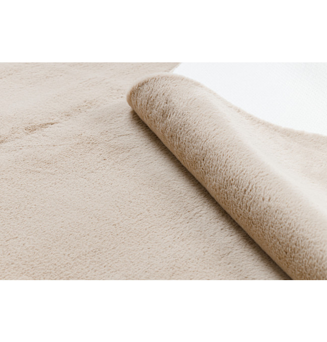 Protiskluzový koberec POSH Shaggy camel, béžový plyš