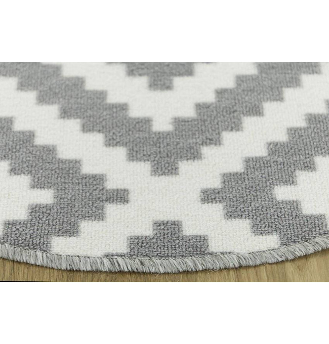 Protišmykový koberec Romby 19 sivý
