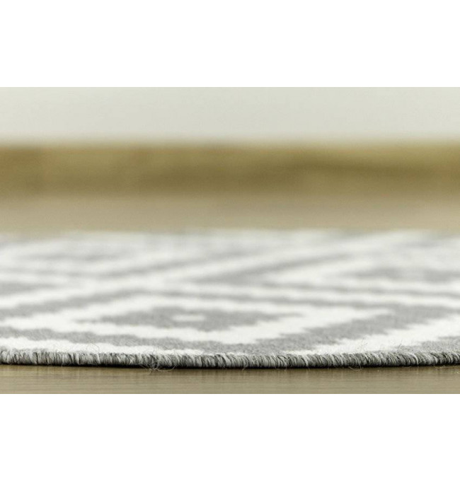 Protišmykový koberec Romby 19 sivý