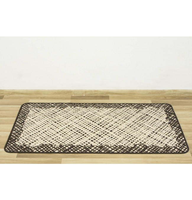 Protiskluzový kuchyňský koberec/ běhoun Flex 19654/19 hnědý