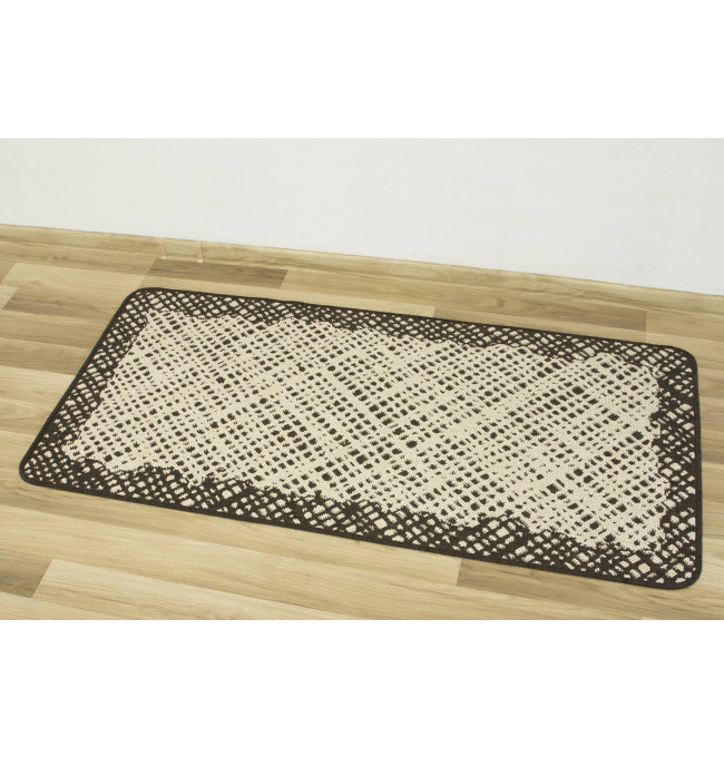 Protiskluzový kuchyňský koberec/ běhoun Flex 19654/19 hnědý
