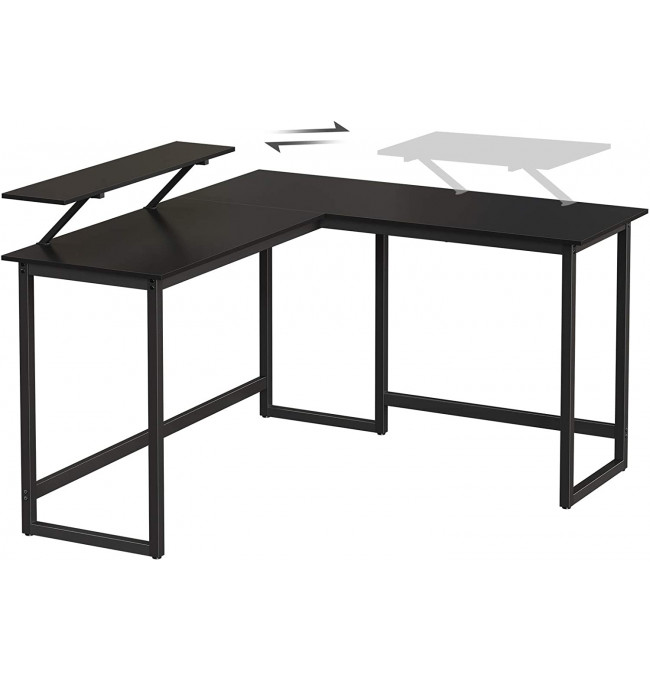 Rohový kancelársky stôl LWD56BK
