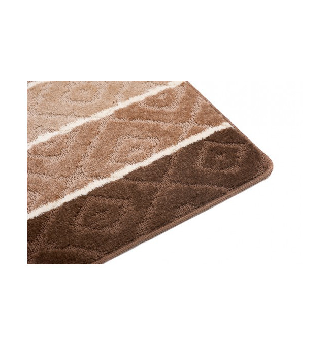 Sada koupelnových koberečků MULTI B5132 hnědý CAMEL ROMBY
