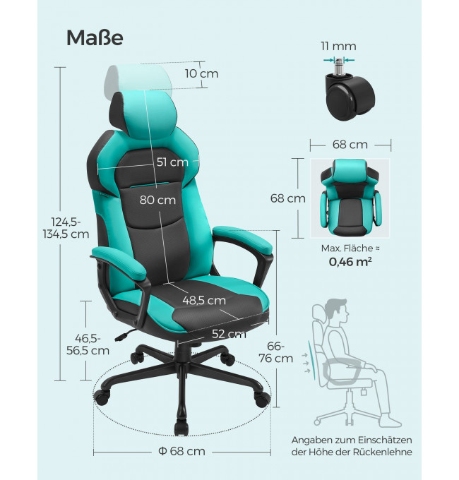 Kancelárska stolička OBG066Q01