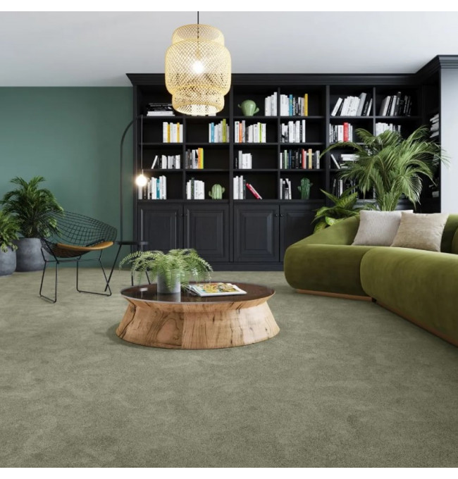 Metrážny koberec SCENT zelený 