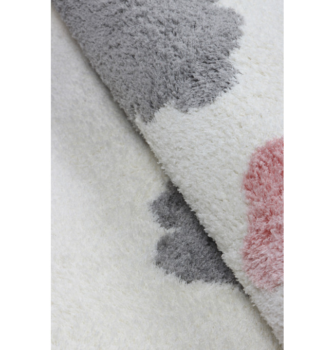 Detský koberec SLIM 6917 biely