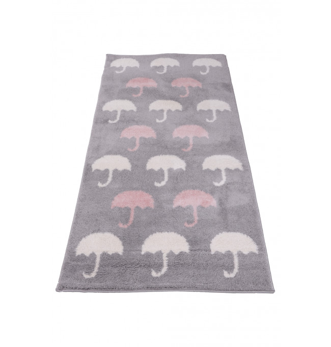 Dětský koberec SLIM 9998 šedý / vícebarevný
