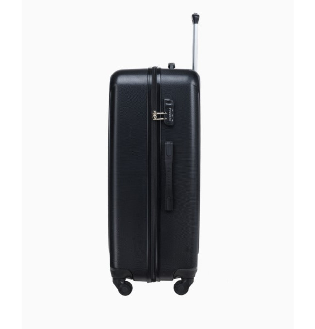 Velký černý kufr s kombinačním zámkem
