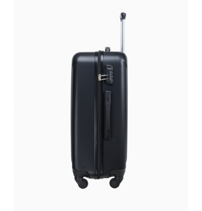 Střední černý kufr s kombinačním zámkem