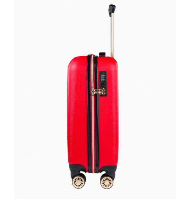 Červený kabinový kufr Los Angeles