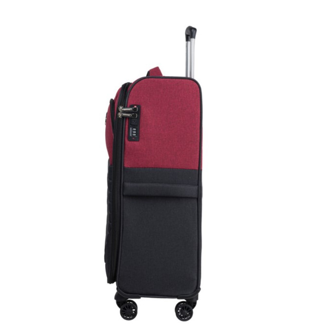 Střední červený kufr Malmo