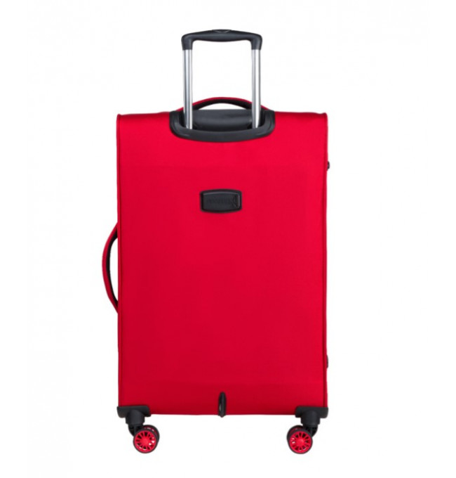 Střední červený kufr Perugia