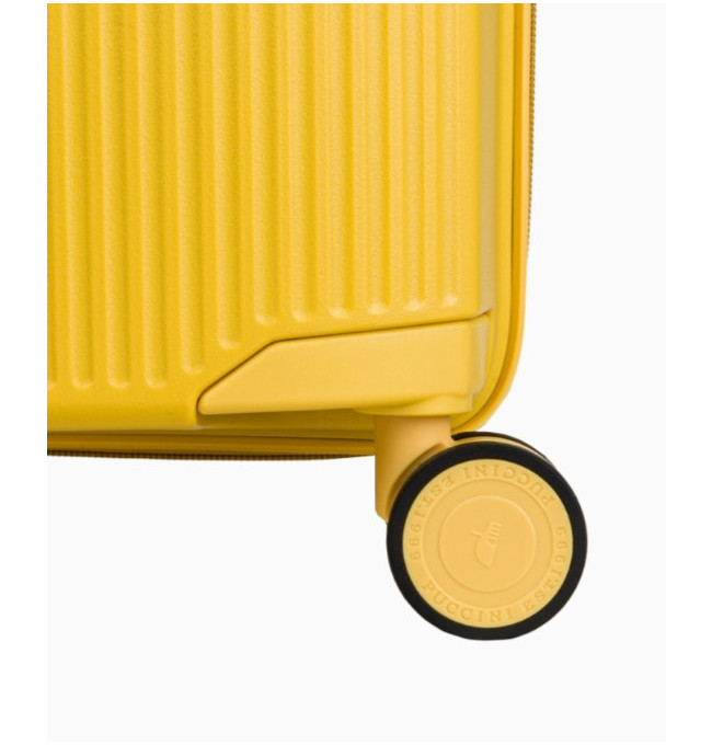 Stredný žltý kufor Mykonos