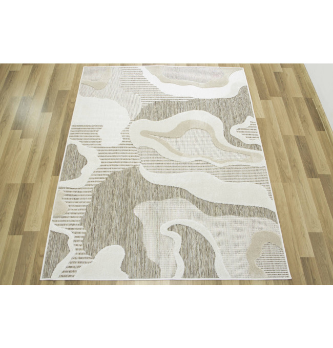 Šňůrkový koberec Stella D419A béžový / krémový