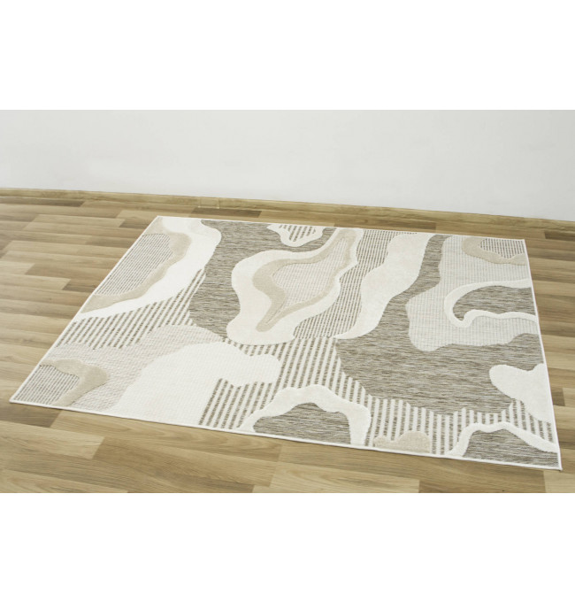 Šnúrkový koberec Stella D419A béžový / krémový