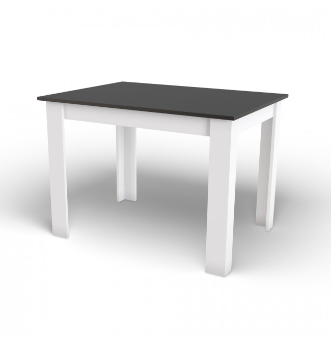 Jedálenský stôl NP čierno/biely