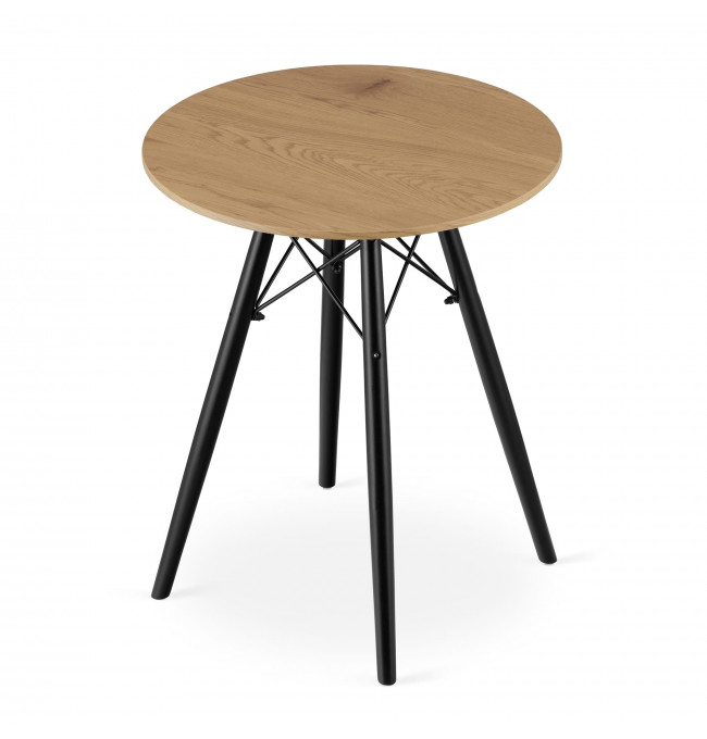 Okrúhly stôl TODI 60 cm dub