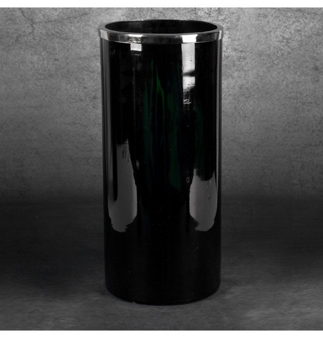 Váza CAPRI 04 čierna / zelená