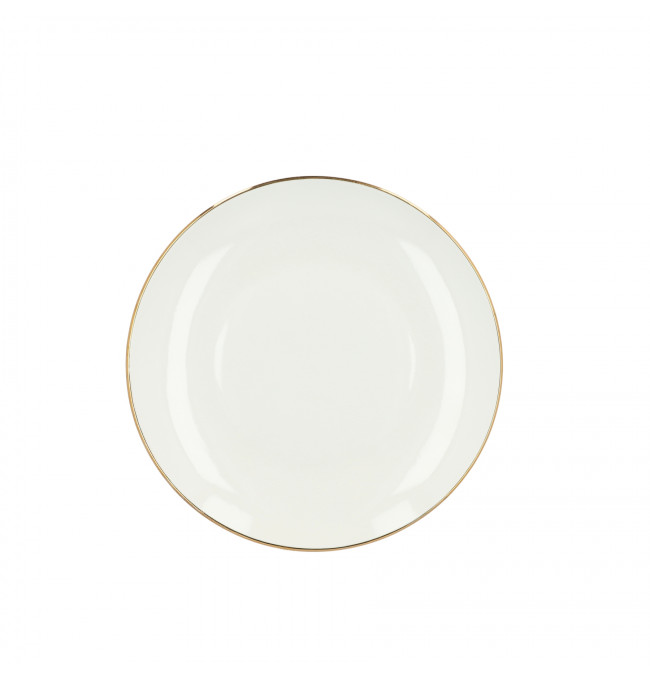 Dezertný tanier AURO so zlatým okrajom 992005