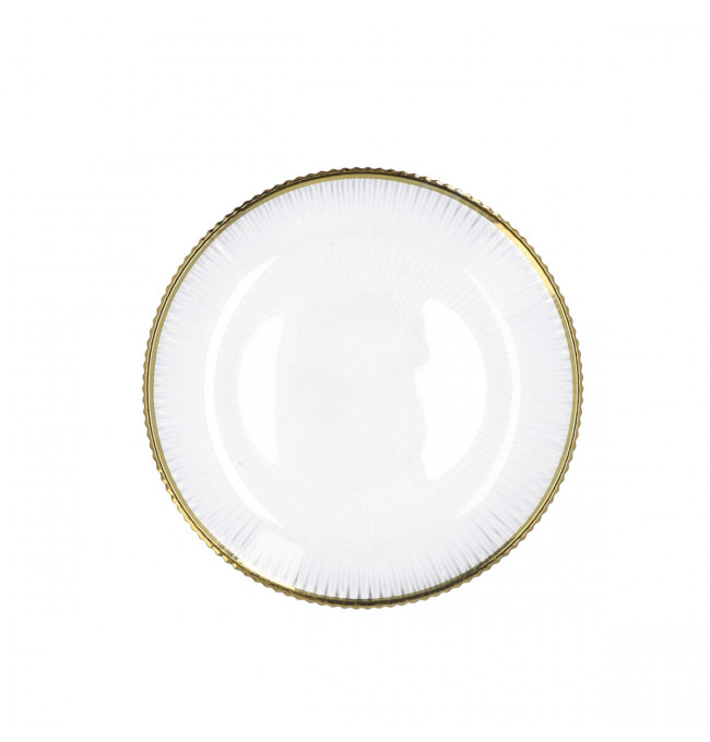 Dezertný tanier MEGALO so zlatým okrajom ALL 807195