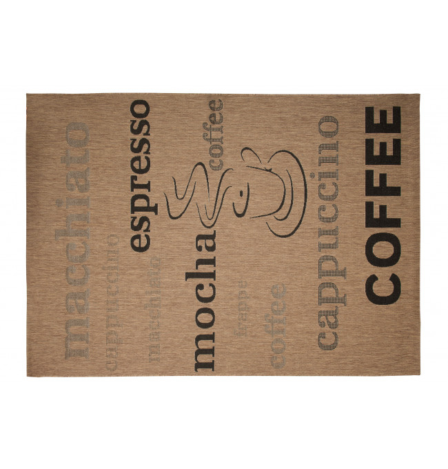 Koberec Floorlux 20220 Coffee / čierny 