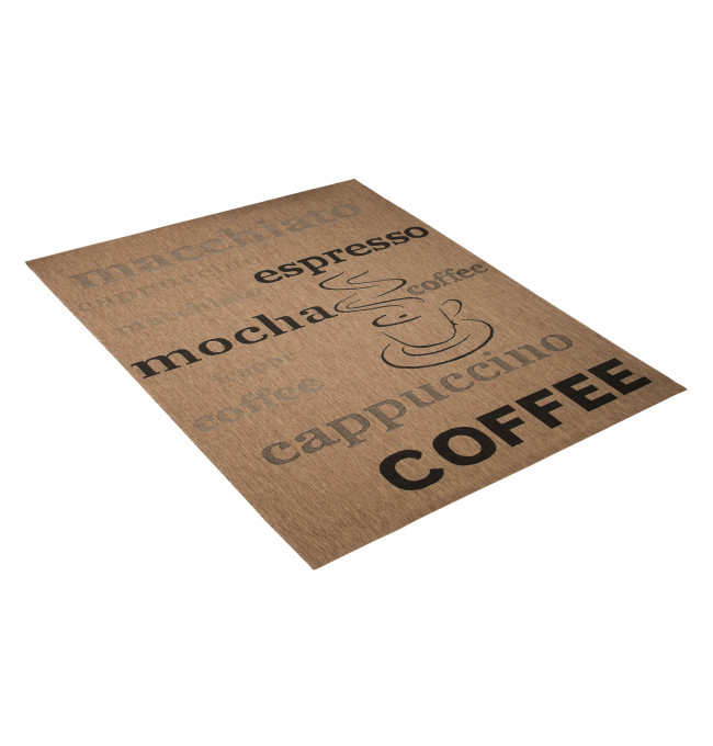Koberec Floorlux 20220 Coffee / černý