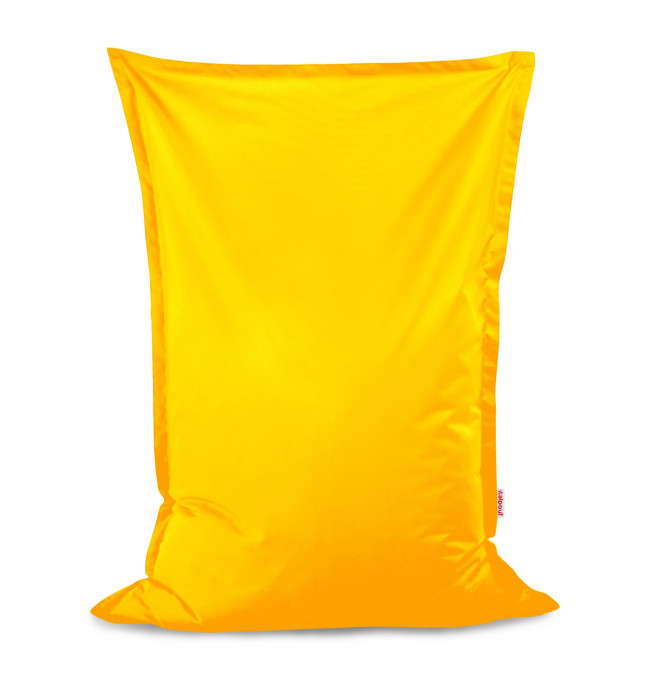 Vankúš na sedenie žltý nylon