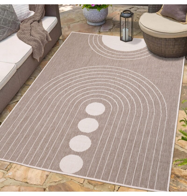 Obojstranný koberec DuoRug 5739 krémový