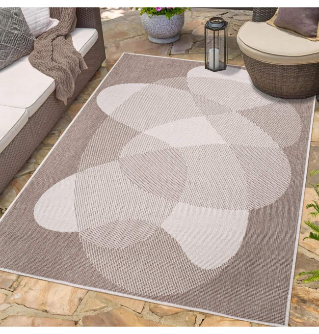 Obojstranný koberec DuoRug 5835 krémový 