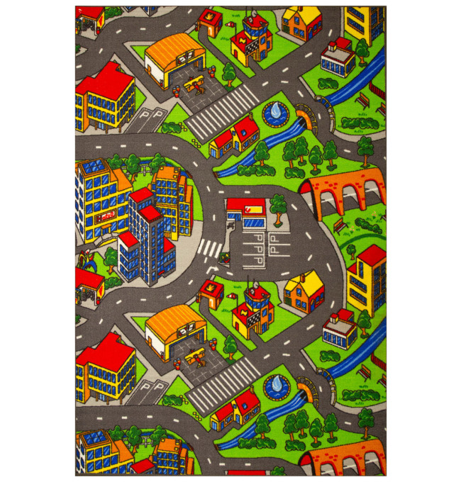 Metrážový koberec Clever Town uličky 