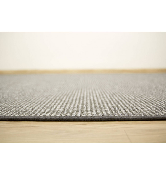 Metrážny koberec Conan 8327 antracitový / sivý