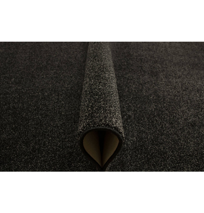 Metrážny koberec Corfu 77 čierny / sivý