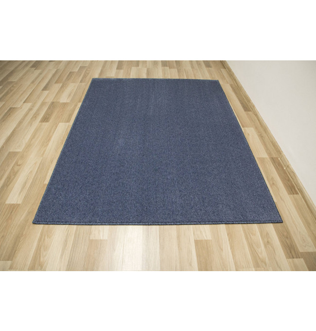 Metrážový koberec Java 182 melanž modrý