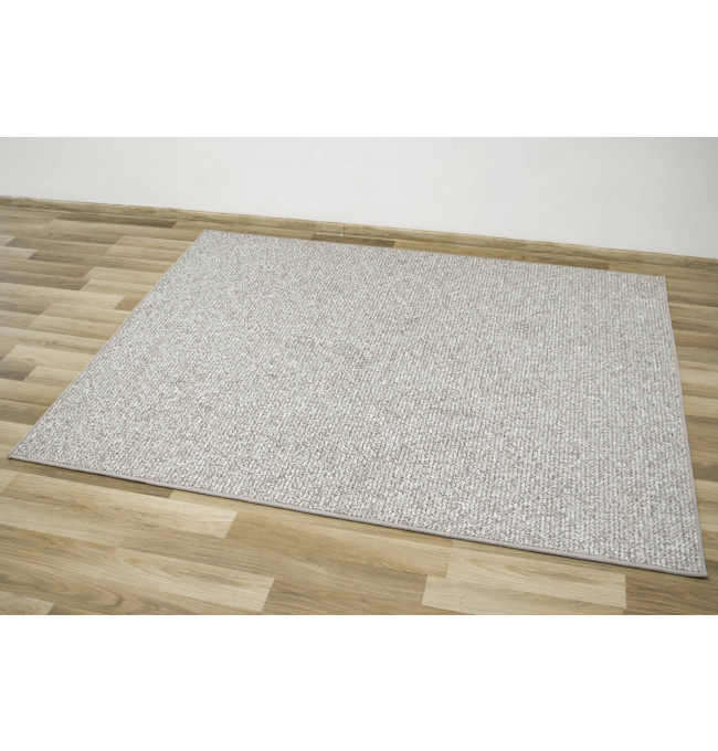 Metrážový koberec Ohio 8122 stříbrný/světlý šedý