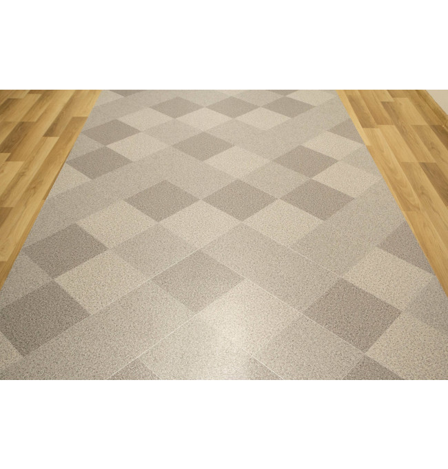 PVC podlaha Actual Plus Ice Diamond 0093 šedá / stříbrná