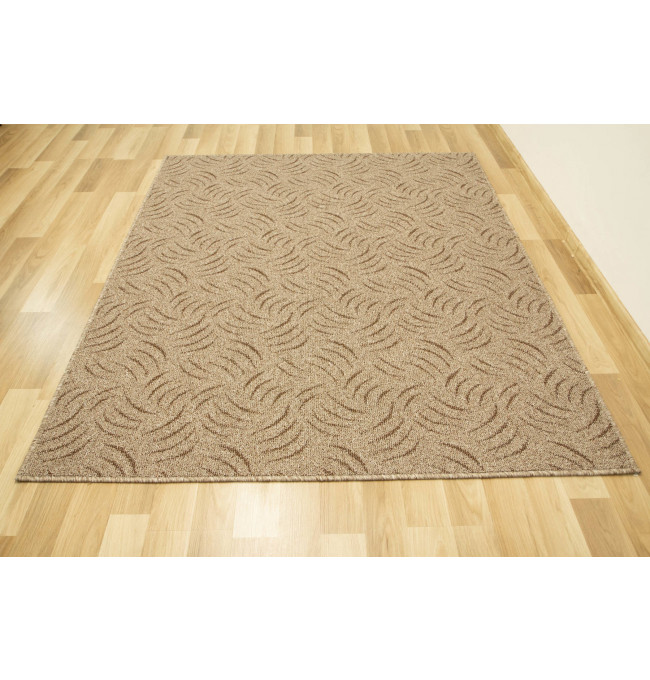 Metrážny koberec Presto 90 hnedý/béžový