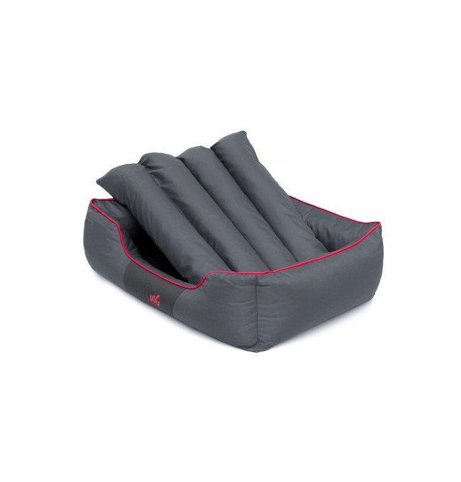 Pelech Comfort XL sivý / červený
