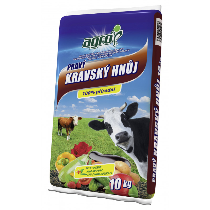 Hnoj kravský hnoj 10kg AGRO
