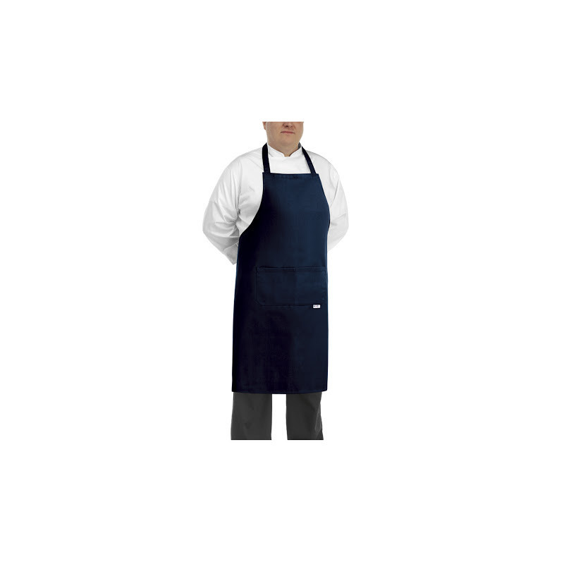 Kuchařská zástěra EGOchef BIG BOY ke krku - tmavě modrá - velikost od 5XL - 7XL