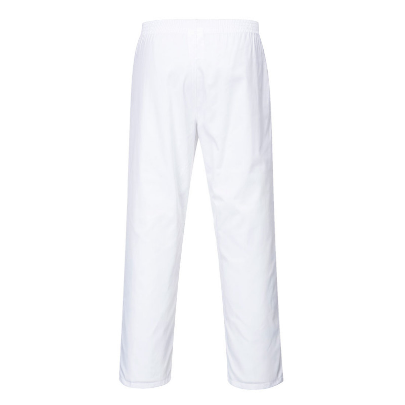 Kuchařské kalhoty PORTWEST bílé