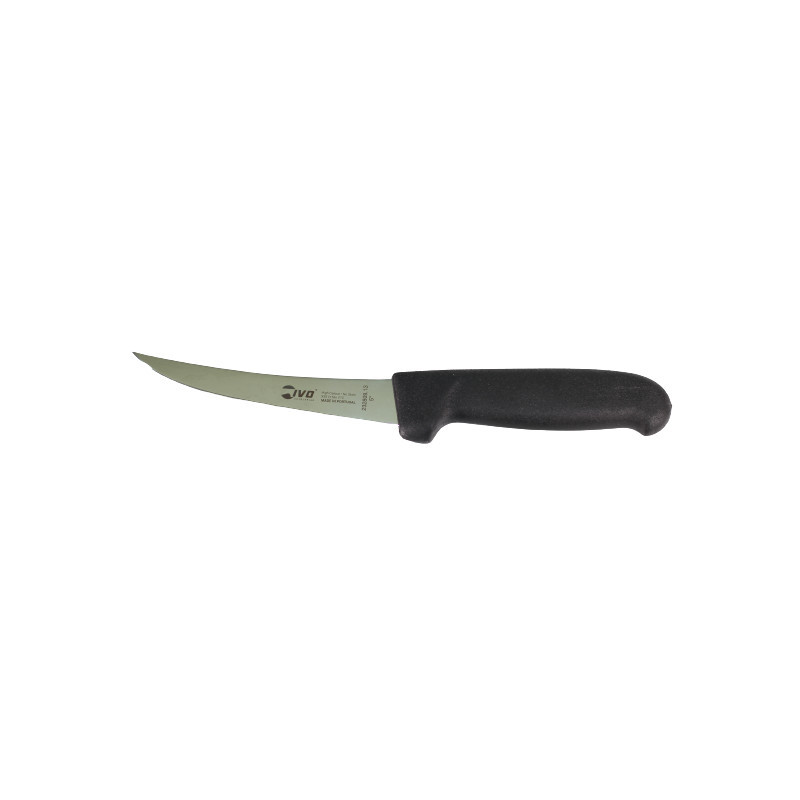 Csontozó kés IVO Progrip 13 cm ívelt, flex - fekete 232809.13.01