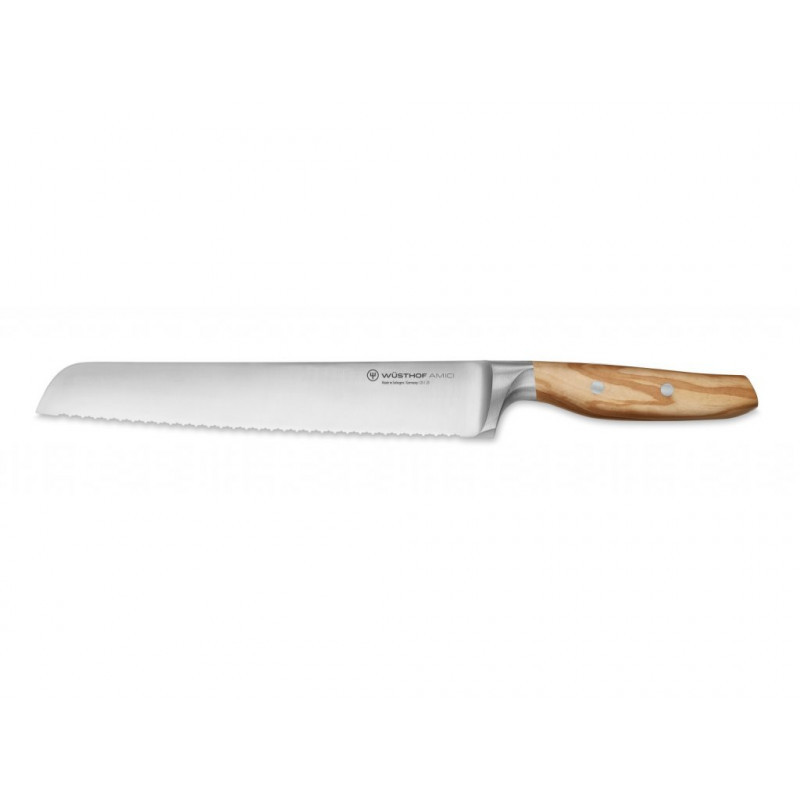 Fogazott kenyérvágó kés Wüsthof Amici 23 cm
