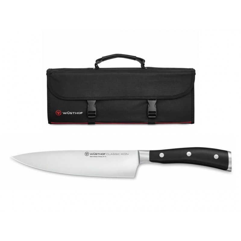 Wüsthof souprava kuchařský nůž Classic Ikon a kuchařská taška