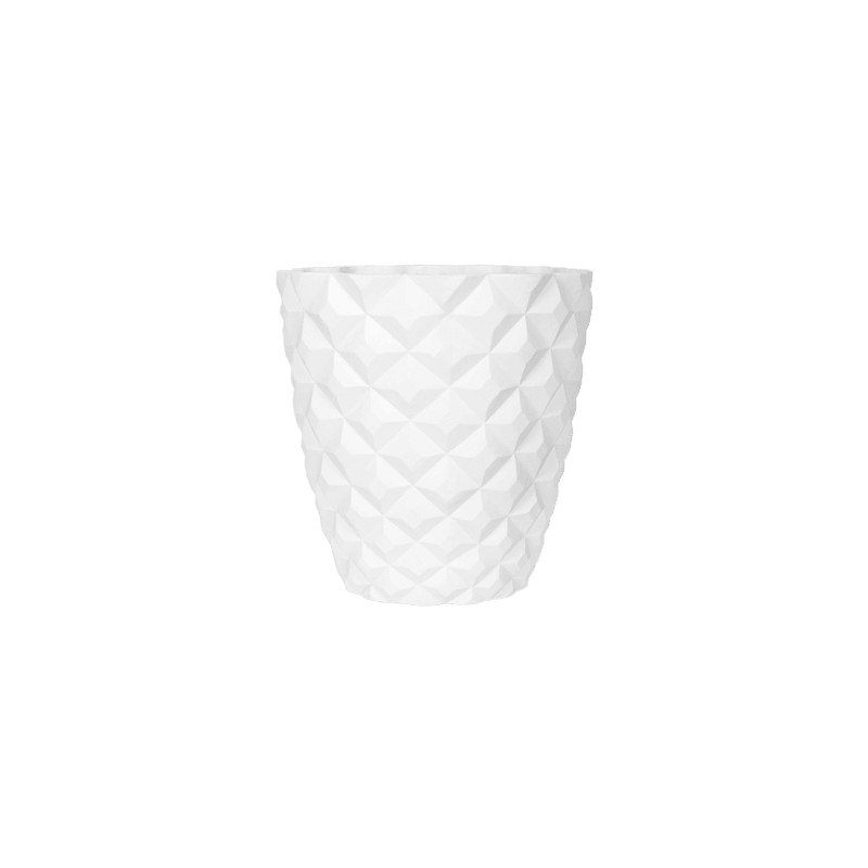 Capi Lux Heraldry Vase taper round II white 51x52 cm