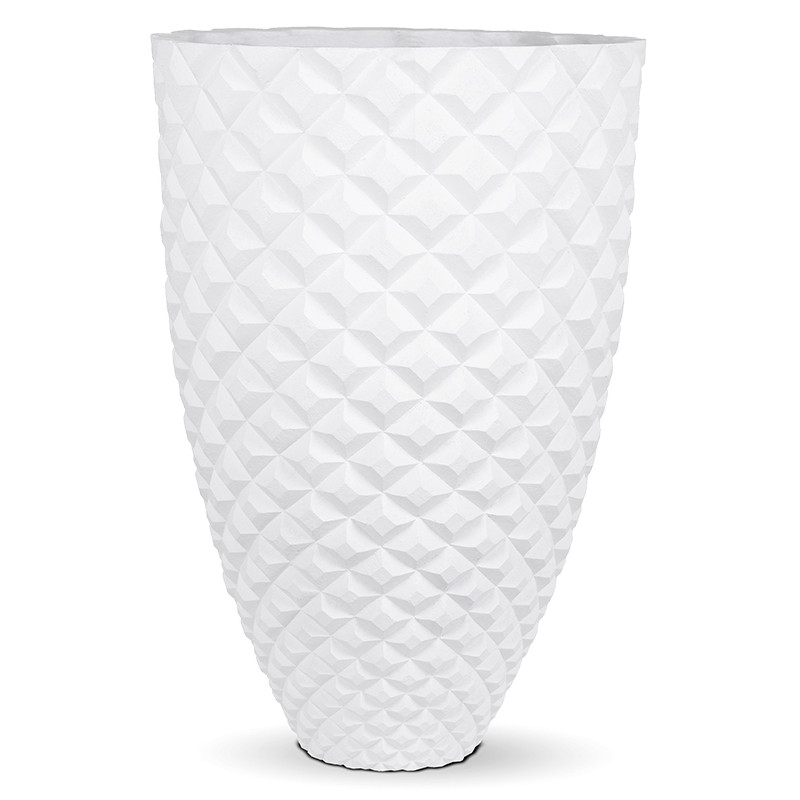 Capi Lux Heraldry Vase elegant I white 44x69 cm